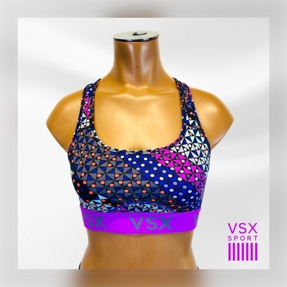 🖤 VICTORIA’S SECRET || VSX The Player Medium Support Racerback Sport Bra- - Picture 1 of 7